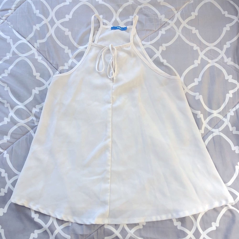 White summer top